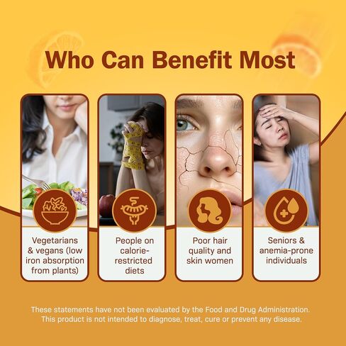 Copper Glycinate Gummies, Skin & Hair Health, 2mg Chelated Copper Supplements for Women with Vitamin C, B6, B12 & Folate, Red Blood Cell, Energy & Immune Support, Sugar-Free, Vegan, 60 Gummies in Saudi Arabia