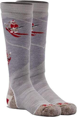 FOX RIVER boys Snowpass Medium-weight Ski Snow Over-the-calf Socks in Saudi Arabia
