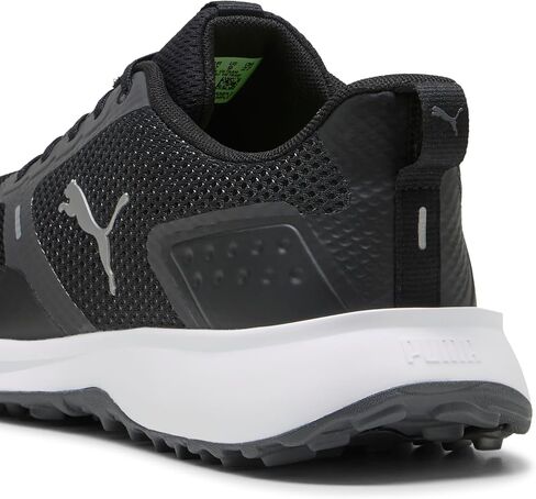 Puma Golf Men's Fusion Grip 6 Golf Shoe, Puma Black-Asphalt, 14 in Kuwait