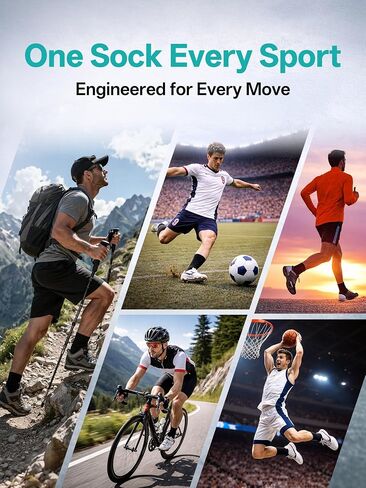 Toe Protection Dual Anti Slip Crew Socks, Anti Blister Cushioned Athletic Socks, Breathable Moisture Wicking for Soccer Running Basketball Hiking Cycling for Men Women in Saudi Arabia
