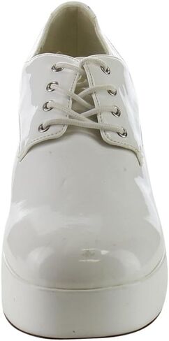 Pleaser PIMP-02, Wht Pat Men' Platform W/Floating Fish, 3 1/2" - Wht Pat in Saudi Arabia