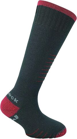 جوارب التزلج Eurosock للأطفال Snowbase Jr، فحمي، XS(2-Little 4 Big in Kuwait