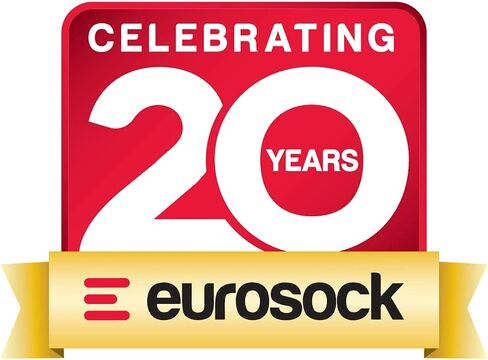 جوارب التزلج Eurosock للأطفال Snowbase Jr، فحمي، XS(2-Little 4 Big in Kuwait