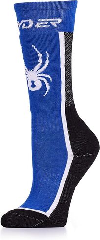 Spyder Boy's Sweep Ski Socks (Little Kid/Big Kid) Electric Blue SM (Shoe 1-3 Little Kid) in Kuwait
