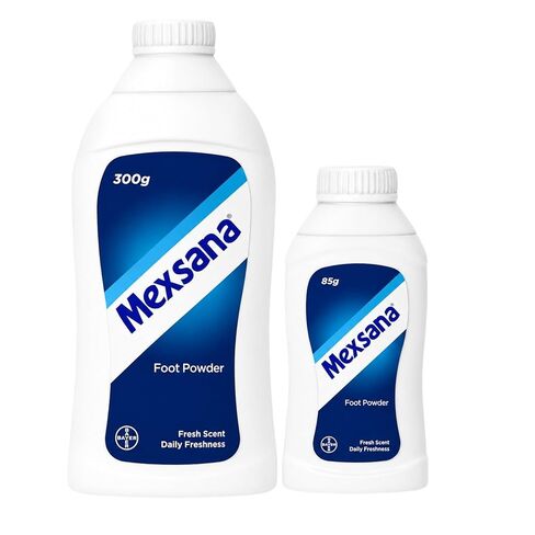 Mexsana Foot Powder Bundle 300g + 85g - Refreshing Deodorizing Powder for Feet and Shoes - Daily Fresh Feeling in Saudi Arabia