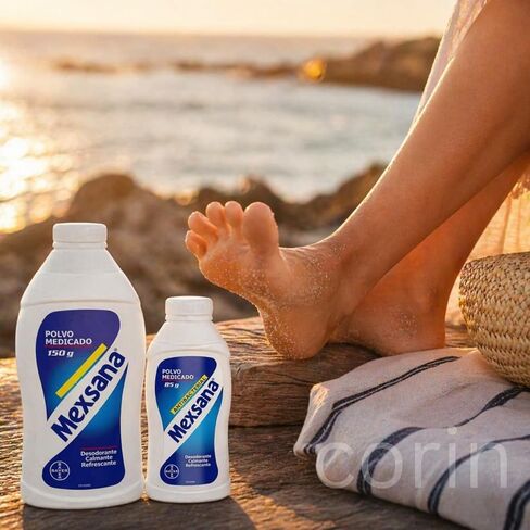 MEXANA Foot Powder 385gr | Talco para los Pies mal Olor y Sudor | Ayuda a Refrescar y Absorber el Sudor | - Talco Mexsana Original Colombia Kit 300 Grs + 85 Grs - 13,58 Oz in Saudi Arabia