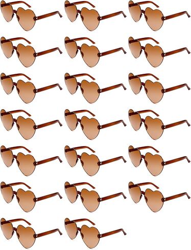 12/20 Pairs Heart Sunglasses for Women, Fun Rainbow Glasses Bulk for Wedding Bachelorette Pride Month Party Favors in Kuwait