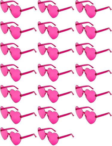 12/20 Pairs Heart Sunglasses for Women, Fun Rainbow Glasses Bulk for Wedding Bachelorette Pride Month Party Favors in Kuwait