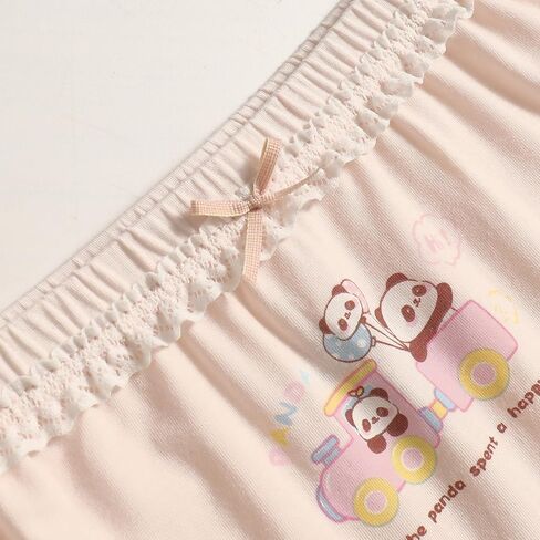 Girls' Soft Stretch Boxer Briefs Comfortable 3 Packs Cute Printed Boys' Shorts in Kuwait