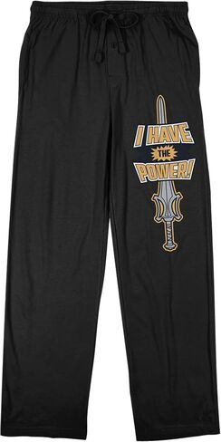 Bioworld Masters Of The Universe I Have The Power Sword Adult Black Sleep Pajama Pants in Kuwait