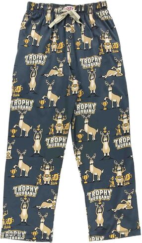 Lazy One Novelty Men's Pajama Pants – Funny Pajama Bottoms for Men, 100% Cotton PJ Pants with Pockets, Funny Pajamas in Kuwait
