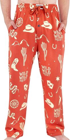 Lazy One Novelty Men's Pajama Pants – Funny Pajama Bottoms for Men, 100% Cotton PJ Pants with Pockets, Funny Pajamas in Kuwait