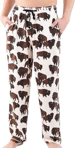 Lazy One Novelty Men's Pajama Pants – Funny Pajama Bottoms for Men, 100% Cotton PJ Pants with Pockets, Funny Pajamas in Kuwait