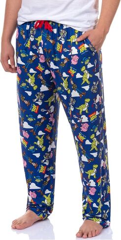 Disney Toy Story Pajamas Men's Allover Character Design Lounge Sleep Pants in Kuwait