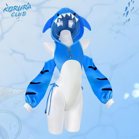 KORURACLUB Shark Bodysuit Cosplay Sexy lingerie Shark Costume Women Animal Costumes in Saudi Arabia