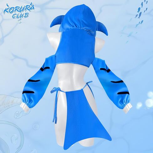 KORURACLUB Shark Bodysuit Cosplay Sexy lingerie Shark Costume Women Animal Costumes in Saudi Arabia