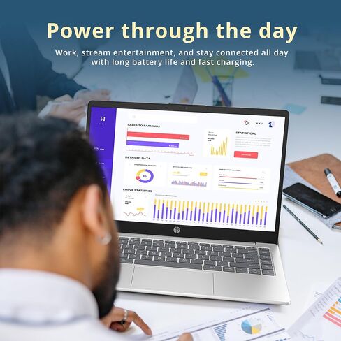 HP EliteBook 845 G8 14" FHD, AMD Ryzen 5 Pro 5650U 2.3GHz, 16GB RAM, 256GB Solid State Drive, Windows 11 Pro 64Bit, CAM, (Renewed) in Saudi Arabia