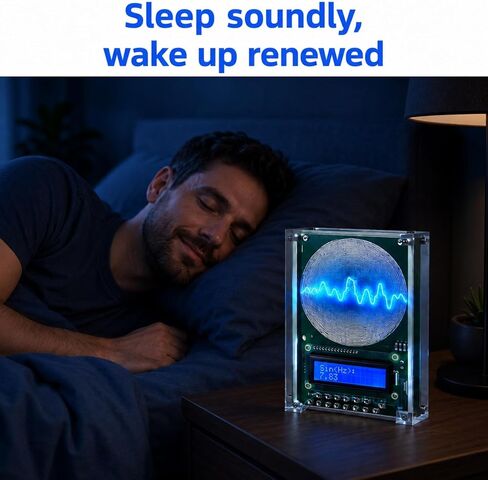 Frequency Generator for Healing, 0.01Hz–30kHz Adjustable Range, 7.83Hz Schumann Resonance Generator, USB Powered with LCD Display for Meditation, Sleep and Yoga in Saudi Arabia