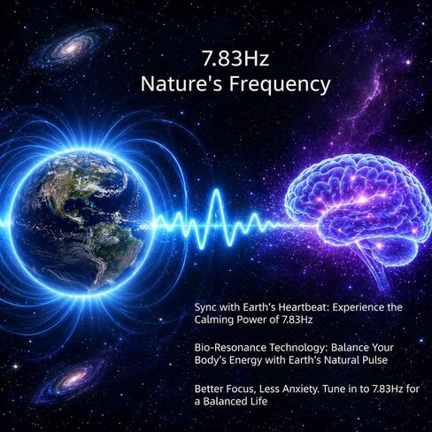 Frequency Generator for Healing, 0.01Hz–30kHz Adjustable Range, 7.83Hz Schumann Resonance Generator, USB Powered with LCD Display for Meditation, Sleep and Yoga in Saudi Arabia
