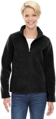 Ash City - Core 365 Ladies' Journey Fleece Jacket L BLACK in Saudi Arabia