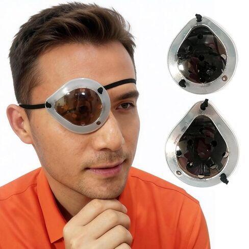 2 Pack Cataract Surgery Eye Shield, Clear Plastic Medical Eye Patch with Adjustable Strap and Silicone Edging for Post Surgery,Comfortable Eye Protection for Adults and Kids in Saudi Arabia