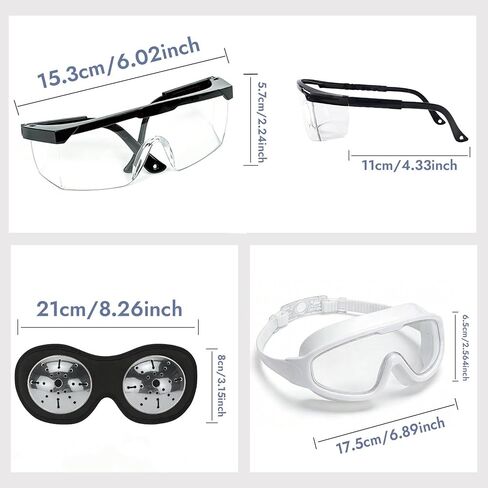 3pcs Eye Shield After Cataract Surgery, Sleep Eye Mask After Eye Surgery, Showering Waterproof Eye Shield After Surgery, Safety Eye Protector with Side Shields, for Adult Sleeping, Bathing, or Go Out in Kuwait