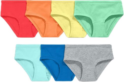 Primary Kids Bikini 7-pack, Soft Cotton Stretch Underwear in Saudi Arabia