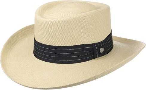 Lierys Gambler Panama Hat Multicolored Ribbon Made in Ecuador Women Men Summer in Saudi Arabia