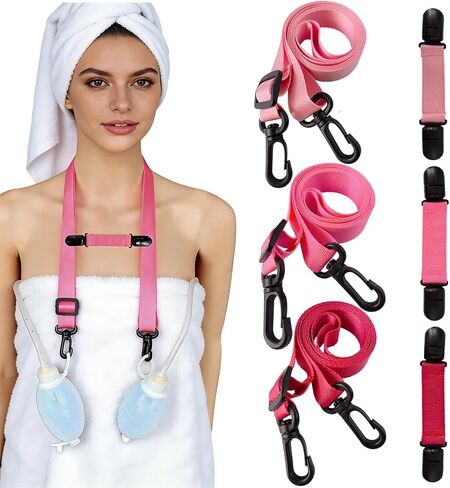 3 PCS Shower Lanyard for Mastectomy Drain Holder, Adjustable Mastectomy Recovery Supplies, Tummy Tuck/Breast Cancer/Abdominal Debridement Patients Surgical Drain Holder in Kuwait