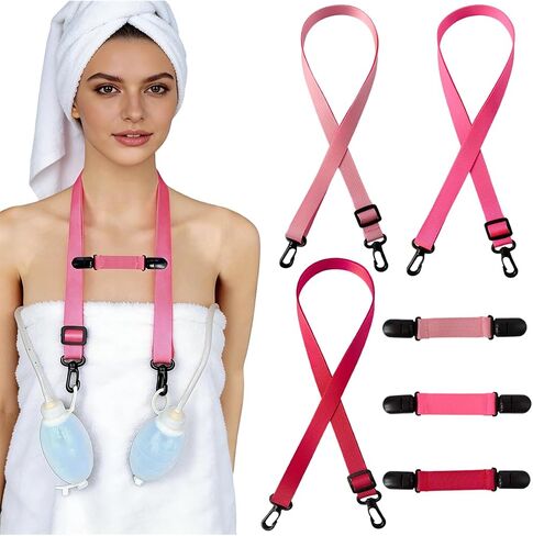 3 PCS Shower Lanyard for Mastectomy Drain Holder, Adjustable Mastectomy Recovery Supplies, Tummy Tuck/Breast Cancer/Abdominal Debridement Patients Surgical Drain Holder in Kuwait
