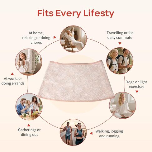 DERAYMI Ostomy Support Garments, Ostomy Wrap Colostomy Bag Covers, Hernia Ostomy Belt for Women Ostomy, Illeostomy, Colostomy, illeostomy, Urostomy Bag Covers (Nude Colored Lace, Large) in Kuwait