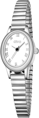 CIVO Small Gold Watches for Women: Vintage Roman Dial Analog Watch with Expansion Band - Dainty Ladies Watch with Small Wrists - Gifts for Mom Wife Anniversary Birthday in Kuwait