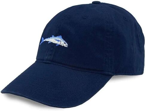 Tuna Needlepoint Hat in Navy by Smathers & Branson in Saudi Arabia
