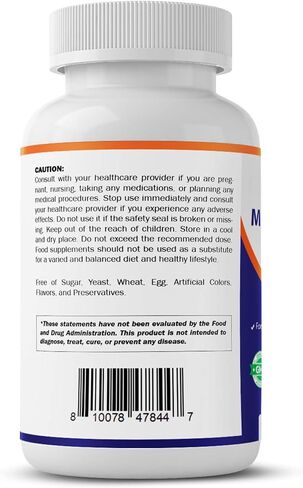 Vitamatic Myo-Inositol 2000 mg Per Serving – 240 Vegetable Capsules – 60 Servings – Non-GMO, Gluten Free – Made in USA in Saudi Arabia