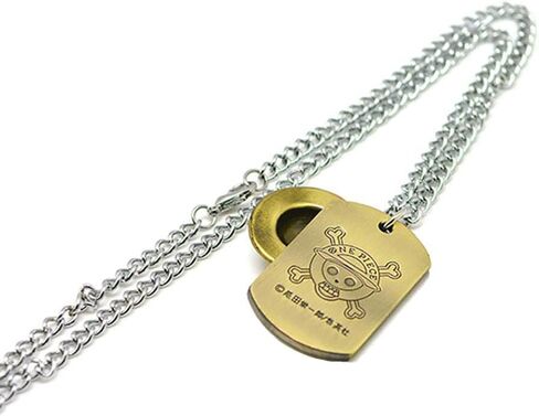 Anime Skeleton Pendant Necklace, The Straw Hat Rope Chain Pendant Necklace for Cap Cosplay in Saudi Arabia