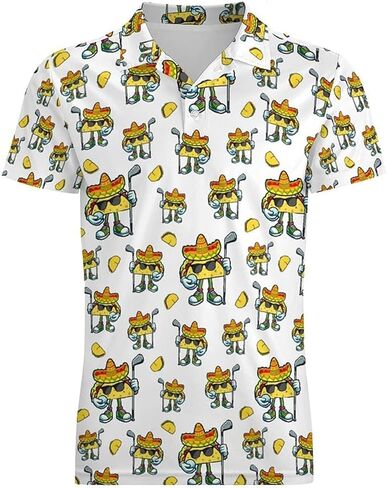 Boys Polo Shirts Casual Cute Print Short Sleeve Tee Tops Button Summer Loose Tshirts Lightweight Kids Clothes in Saudi Arabia