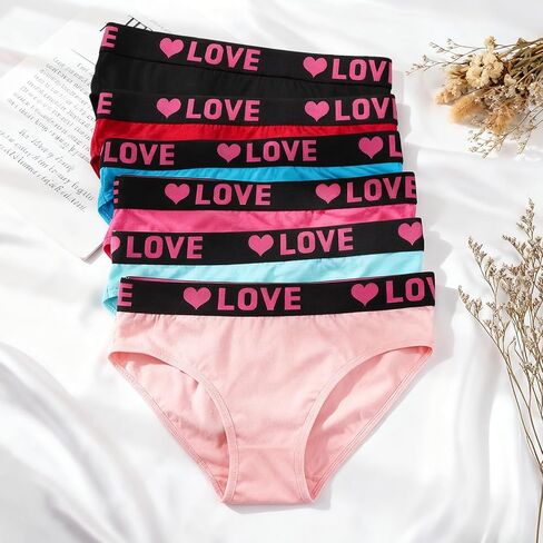 Plus Size Women's Cotton Underwear 12 Pack,Soft Breathable Everyday Hipster Briefs,6 Colors,Size XS-4XL in Saudi Arabia