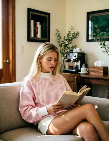 Women Oversized Mockneck Sweatshirt Striped Mock Neck Long Sleeve Pullover Shirt Fall Winter Lounge Tops in Saudi Arabia