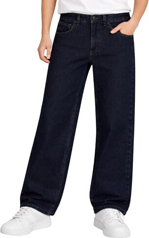 Volcom Boys Jeans - Regular Fit Pull On Denim Jeans for Boys - 5-Pocket Style Fashion Kids Pants for School & Casual Wear in Kuwait