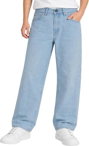 Volcom Boys Jeans - Regular Fit Pull On Denim Jeans for Boys - 5-Pocket Style Fashion Kids Pants for School & Casual Wear in Kuwait
