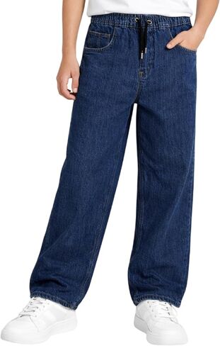 Volcom Boys Jeans - Regular Fit Pull On Denim Jeans for Boys - 5-Pocket Style Fashion Kids Pants for School & Casual Wear in Kuwait
