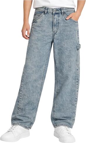 Volcom Boys Jeans - Regular Fit Pull On Denim Jeans for Boys - 5-Pocket Style Fashion Kids Pants for School & Casual Wear in Kuwait