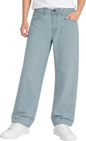 Volcom Boys Jeans - Regular Fit Pull On Denim Jeans for Boys - 5-Pocket Style Fashion Kids Pants for School & Casual Wear in Kuwait