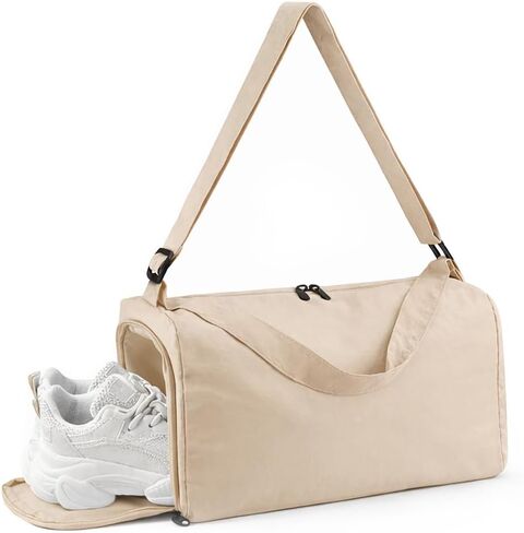 BINSUNS Small Gym Bag for Women with Shoes Compartment, Travel Duffel Overnight Bags Weekend Carry on Bag - Sport Yoga in Saudi Arabia