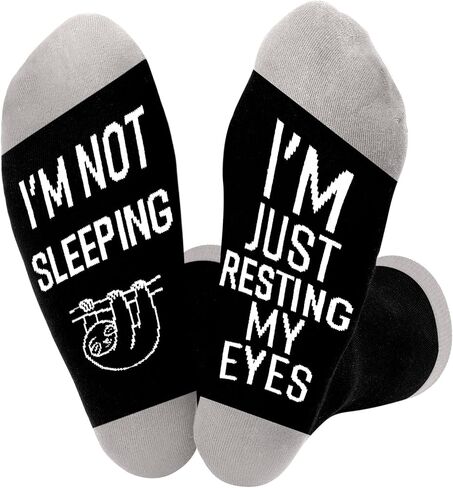 Funny Gifts for Men Women, Fathers Mothers Day Humor Novelty Crew Sock Birthday Present for Couple Friend in Saudi Arabia