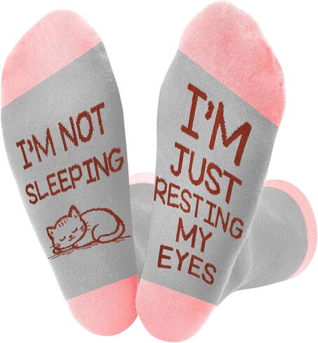 Funny Gifts for Men Women, Fathers Mothers Day Humor Novelty Crew Sock Birthday Present for Couple Friend in Saudi Arabia