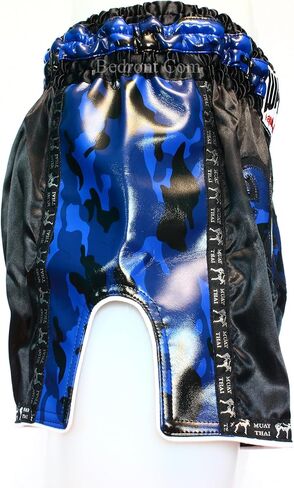 Muay Thai Shorts Retro Fight Kickboxing Men & Women Clothing Martial Arts Training Grappling in Kuwait