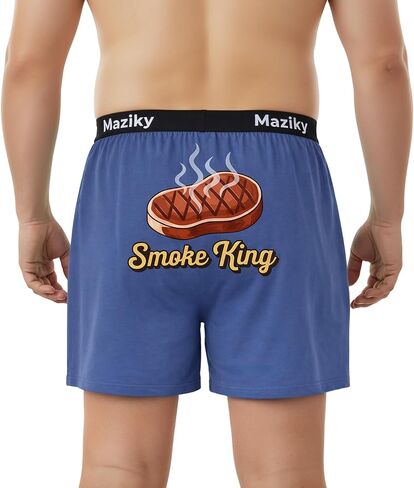 Maziky Funny Boxers for Men Novelty Mens Boxer Shorts Funny Underwear Gag Gift for Adult Christmas Birthday in Saudi Arabia