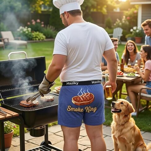 Maziky Funny Boxers for Men Novelty Mens Boxer Shorts Funny Underwear Gag Gift for Adult Christmas Birthday in Saudi Arabia