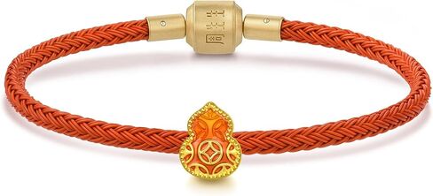 CHOW SANG SANG 999 Gold Charme Fortune 'Hulu' Bottle-gourd Charm Bracelet for Women 17cm 96531C in Kuwait